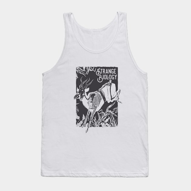 Strange Biology Antelope Skeleton Tank Top by StrangeBiology